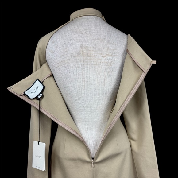 Alexis Revolve NWT Ambrose Cut Out Mini Dress in Neutral ‘Sand’ Tan size Medium - Picture 9 of 10